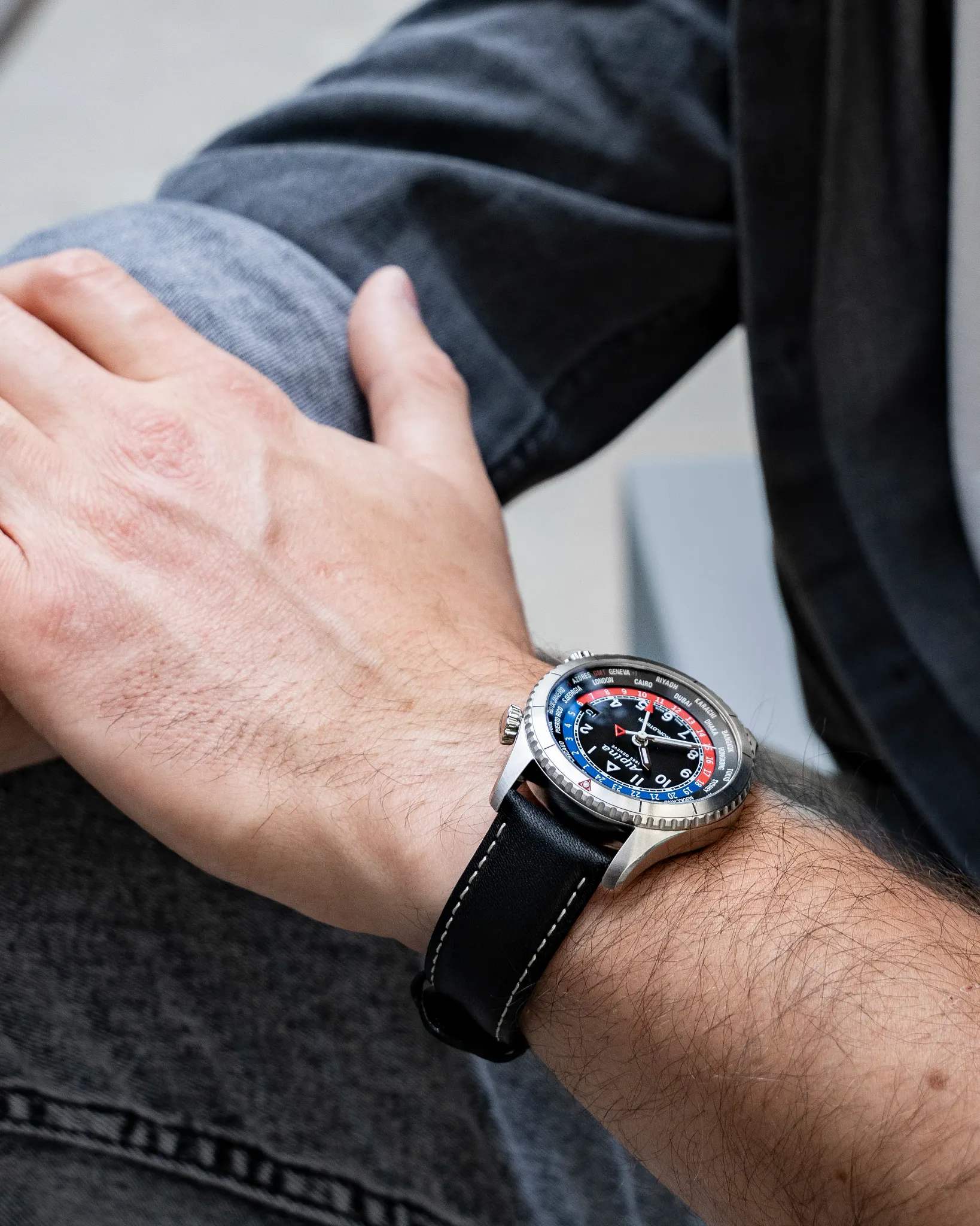 Pilot Quartz Worldtimer Watch AL-255BRB4S26 | Alpina Watches US
